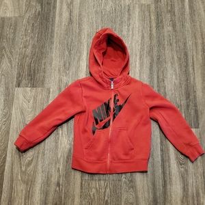 Nike kids red hoodie